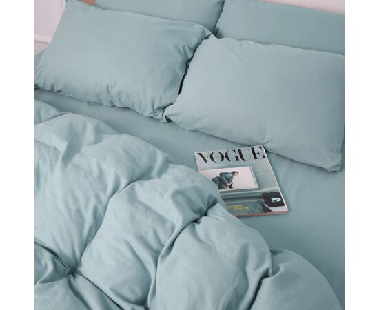 Постільна білизна MirSon 006 Menthol Фланель 200х220 Євро (2200009650192), зображення 10