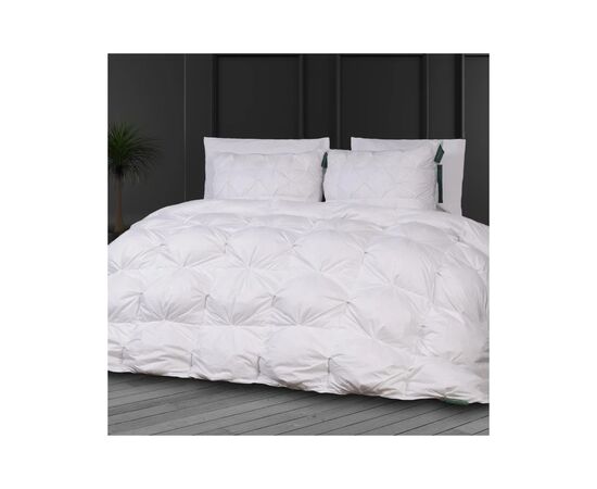 Ковдра MirSon Набір №10002 Imperial Brilliance Ковдра всесезонна Євро 200х220 Гусячий пух + Дві подушки 50х70 (2200010810653)