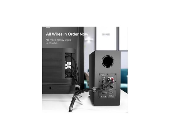 Набор для крепления лента-липучка LP124 20mm Cable Tie Band 5m Black Ugreen (40356), изображение 5