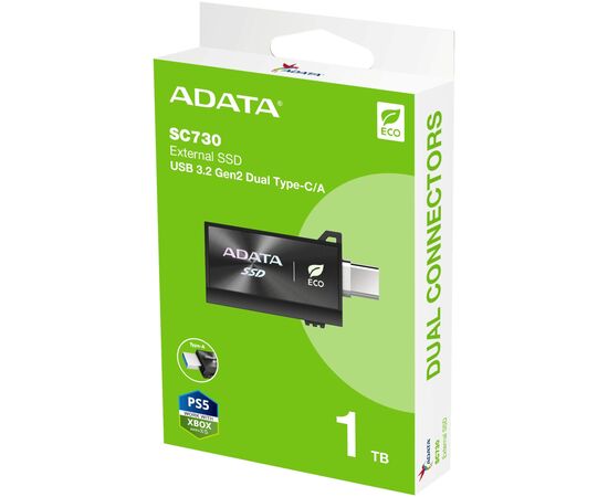 Накопитель SSD USB 3.2 1TB SC730 ADATA (SC730-1T-CACTI), изображение 6