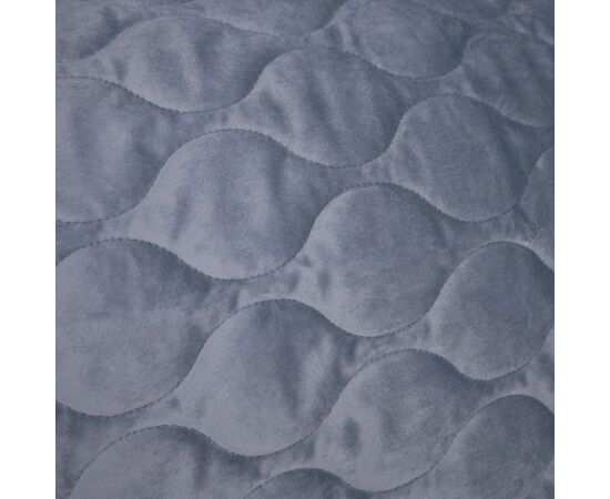 Покривало MirSon №5052 Velor charm Dark grey 200х220 см (2200008376918), зображення 4