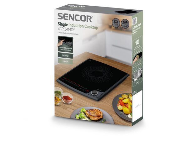Настольная плита Sencor SCP3414GY, изображение 7