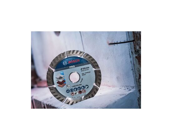 Диск пильний Bosch Standart for Universal 125-22.23, по бетону (2.608.615.059), зображення 3