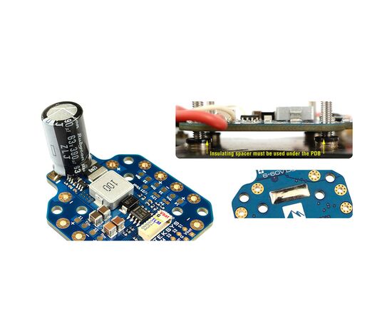 Плата розподілу живлення (PDB) MATEK PDB HEX (PDB-HEX), зображення 4