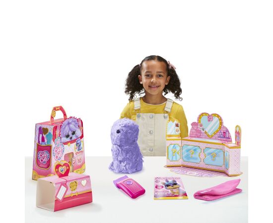 Мягкая игрушка Moose Няшка-потеряшка Груминг салон лиловая (30147), изображение 12