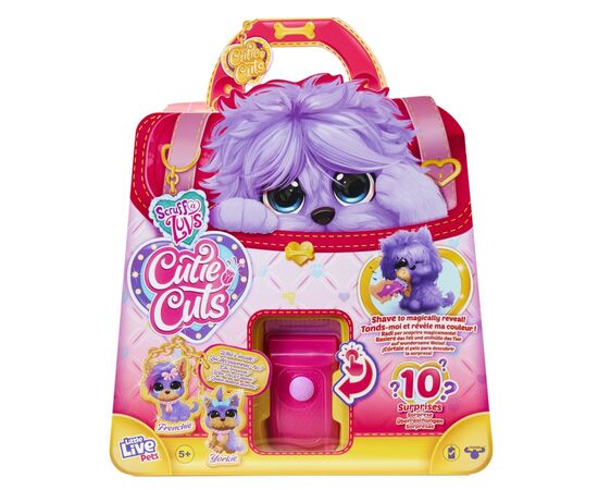 Мягкая игрушка Moose Няшка-потеряшка Груминг салон лиловая (30147), изображение 4