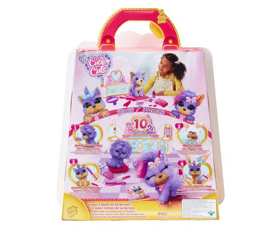 Мягкая игрушка Moose Няшка-потеряшка Груминг салон лиловая (30147), изображение 6