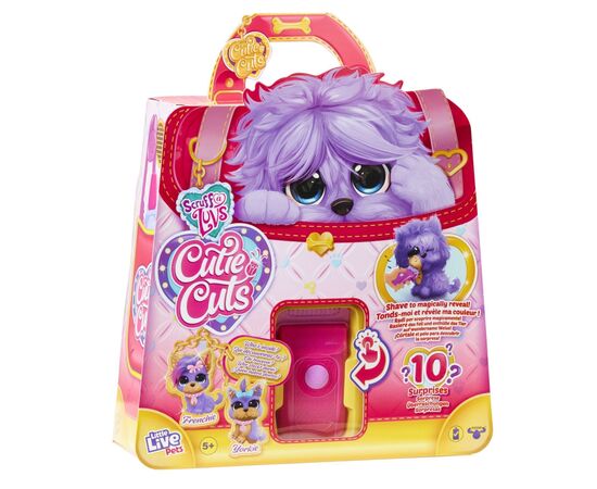 Мягкая игрушка Moose Няшка-потеряшка Груминг салон лиловая (30147), изображение 7