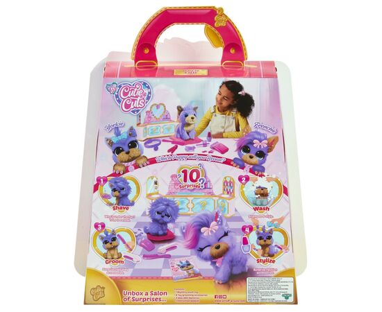 Мягкая игрушка Moose Няшка-потеряшка Груминг салон лиловая (30147), изображение 9