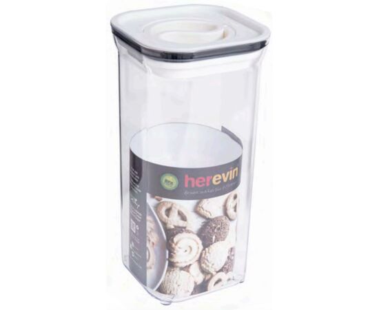 Пищевой контейнер Herevin Canister-Vacuum Lid-White вакумна кришка 1.5 л (161215-004)