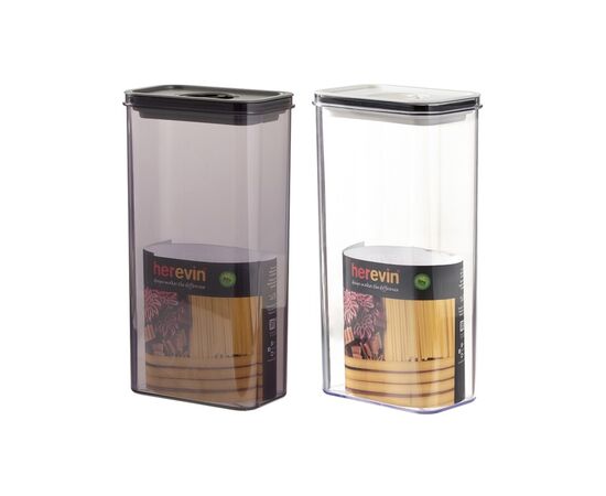 Пищевой контейнер Herevin Canister-Vacuum Lid-White-Black вакумна кришка 3 л (161194-000)