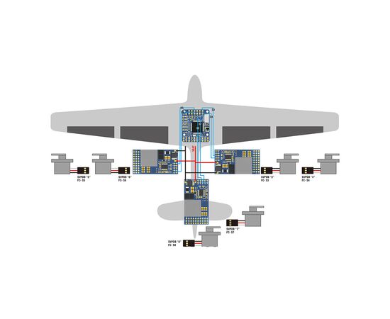 Плата розподілу живлення (PDB) MATEK SVPDB-12S (SVPDB12S), зображення 4