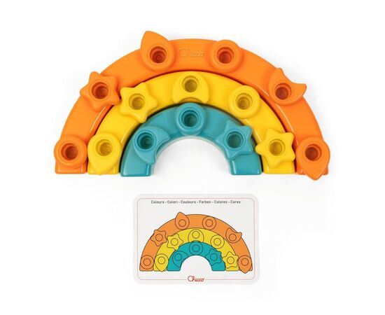 Развивающая игрушка Chicco 2 в 1 Радуга (12198.00), изображение 4