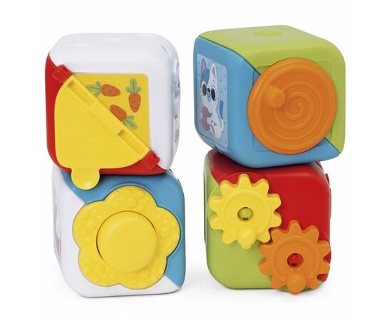 Развивающая игрушка Chicco Мультисенсорные кубики Монтессори 2 в 1 (11857.00), изображение 2