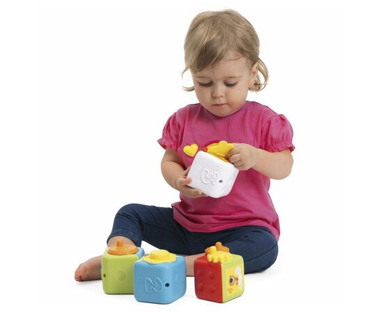 Развивающая игрушка Chicco Мультисенсорные кубики Монтессори 2 в 1 (11857.00), изображение 6