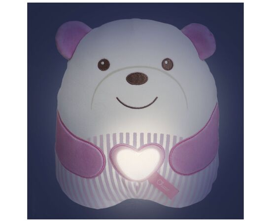 Мягкая игрушка Chicco мягкая музыкальная Успокаивающий медвежонок розовый (12266.10), изображение 5