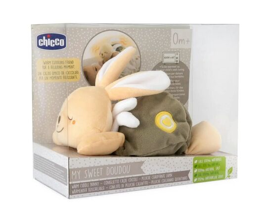 М'яка іграшка Chicco грілка Тепле зайченя Dou Dou (12161.00), зображення 4