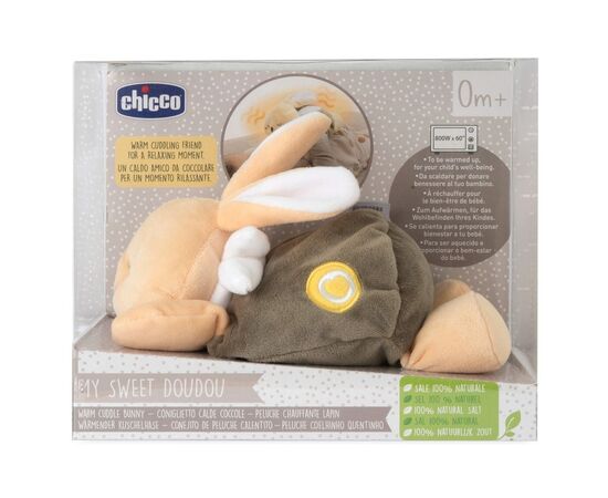 М'яка іграшка Chicco грілка Тепле зайченя Dou Dou (12161.00), зображення 5