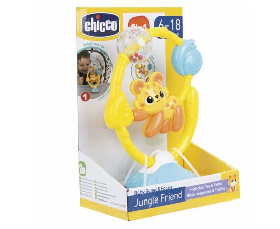 Погремушка Chicco на присоске 2 в 1 Тропический друг (11820.00), изображение 4