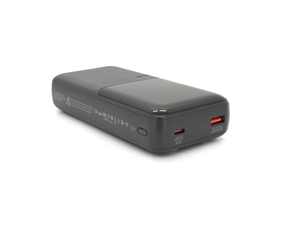 Батарея універсальна Remax 20000mAh, 22.5W, USB+Type-C+Lighting, Black (RPP-680), зображення 2