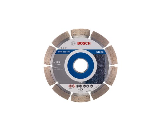 Круг відрізний Bosch Standard for Stone 125-22.23 (2.608.602.598)