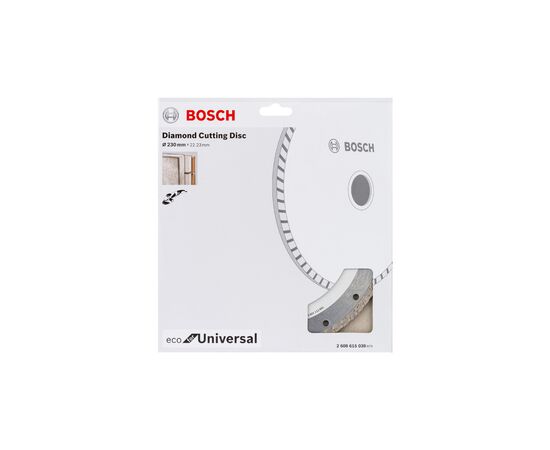 Круг відрізний Bosch ECO Universal Turbo 230-22.23 (2.608.615.039), зображення 2