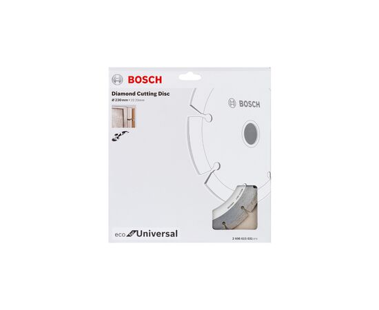 Круг відрізний Bosch ECO Universal 230-22.23 (2.608.615.031), зображення 2