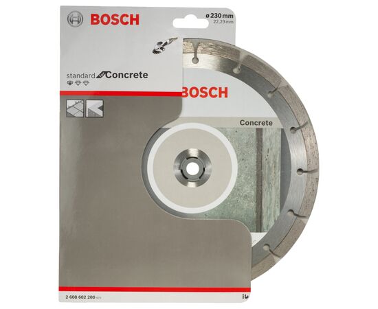 Диск пильний Bosch Standard for Concrete 230-22.23, по бетону (2.608.602.200), зображення 2