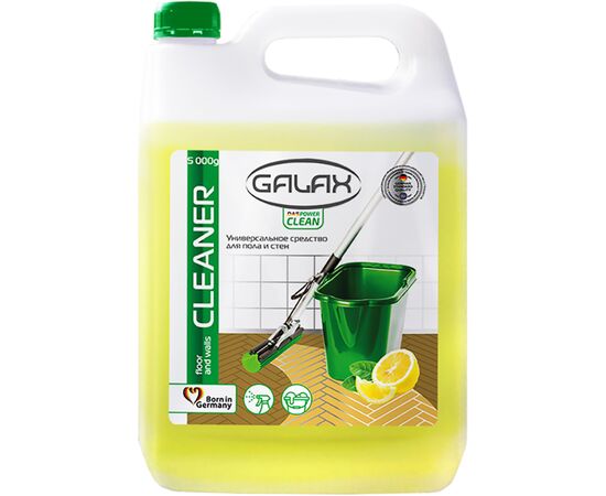 Средство для мытья пола Galax das PowerClean Лимон 5 кг (4823128002352)