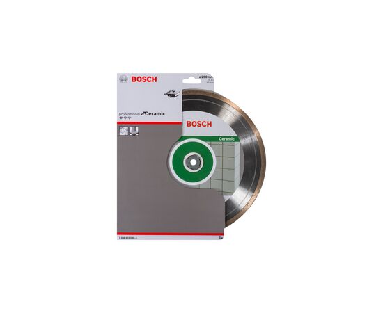 Диск пильный Bosch алмазный Standard for Ceramic, 250 мм, 25.4-30мм, 1.6мм, 7мм (2.608.602.539), изображение 2
