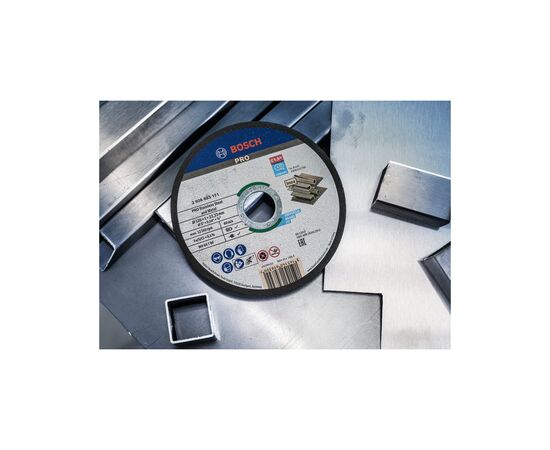 Круг відрізний Bosch Professional Stand по металу, 125х1.0х22.2мм, 10шт (2.608.603.255), зображення 3