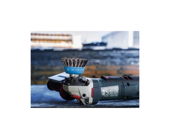 Щітка для електроінструменту Bosch Professional чашкова, сталь, 75мм, 0.5мм, M14 (1.608.622.029), зображення 12