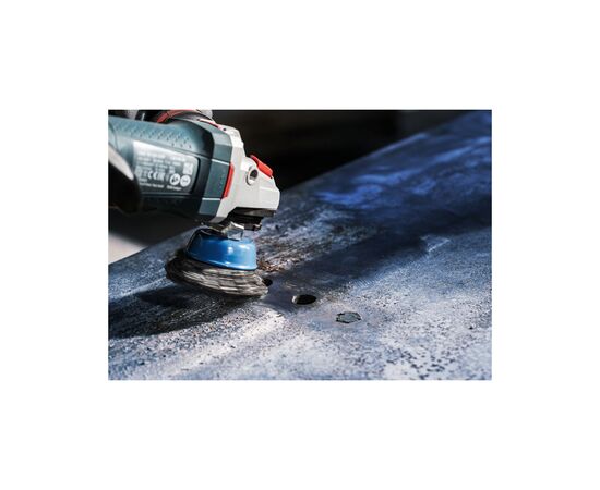 Щітка для електроінструменту Bosch Professional чашкова, сталь, 75мм, 0.5мм, M14 (1.608.622.029), зображення 3