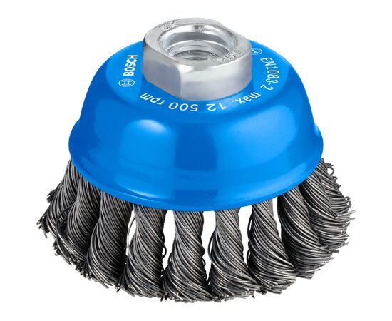 Щітка для електроінструменту Bosch Professional чашкова, сталь, 75мм, 0.5мм, M14 (1.608.622.029)