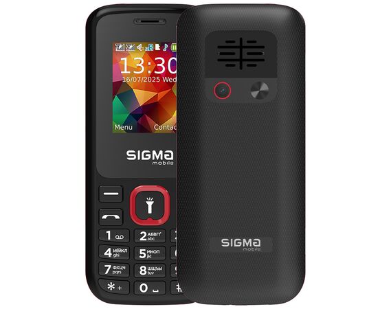 Мобильный телефон Sigma X-style 171 MINI Black-Red (4827798813744)