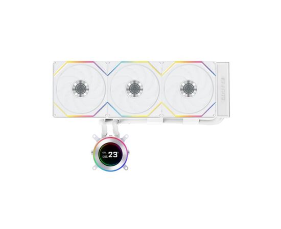 Система жидкостного охлаждения Lian Li HydroShift II LCD-C 360TL, White (G89.GHS2LCD36TW.00)