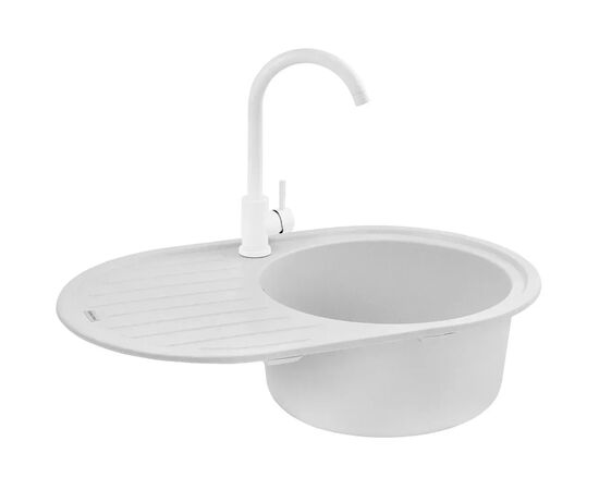 Мойка кухонная Kroner KompositGRA-7750 (CV027419), изображение 3