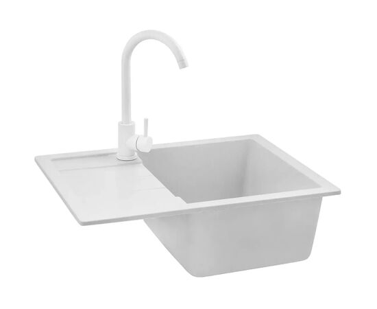 Мойка кухонная Kroner KompositGRA-6550 (CV027411), изображение 3