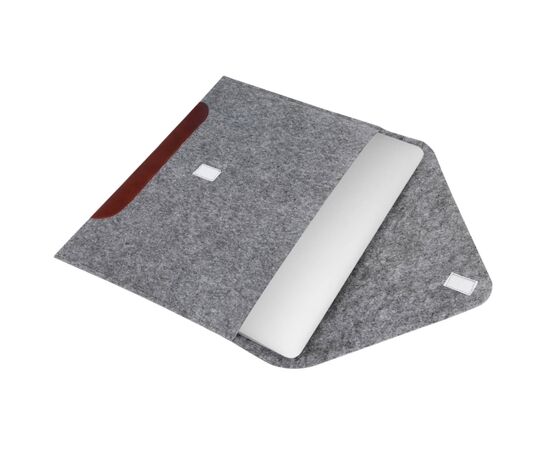 Чехол для ноутбука Gmakin 13.3" GM10 Grey/Brown, для MacBook Air/Pro 13.3 (GM10), изображение 2