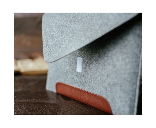 Чехол для ноутбука Gmakin 13" GM10 Grey/Brown для MacBook Pro 13 (GM10-13New), изображение 6
