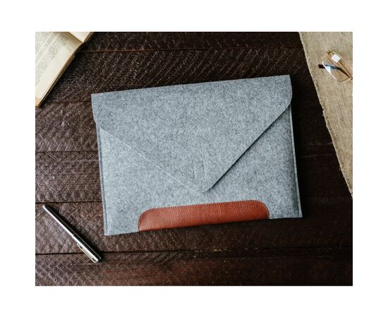 Чехол для ноутбука Gmakin 13" GM10 Grey/Brown для MacBook Pro 13 (GM10-13New), изображение 8