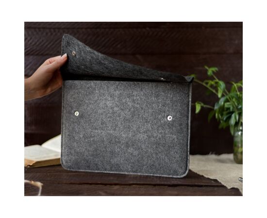 Чехол для ноутбука Gmakin 15" GM05 Black/Grey для Macbook Pro 15 (GM05-15), изображение 12