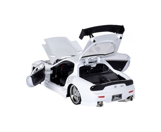 Машина Jada Форсаж Мазда RX-7 (1993), белая, 1:24 (253203065), изображение 10