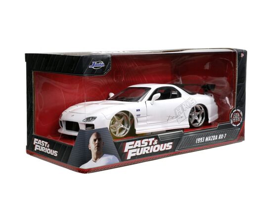 Машина Jada Форсаж Мазда RX-7 (1993), белая, 1:24 (253203065), изображение 11