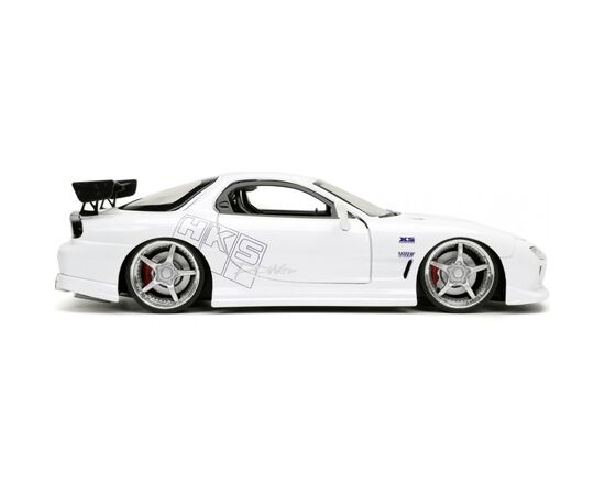 Машина Jada Форсаж Мазда RX-7 (1993), белая, 1:24 (253203065), изображение 4