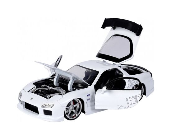 Машина Jada Форсаж Мазда RX-7 (1993), белая, 1:24 (253203065), изображение 8
