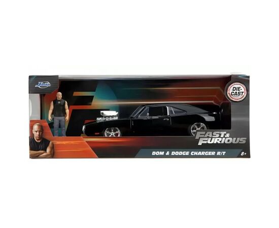 Машина Jada Форсаж Додж Чарджер 1970 года с фигуркой Доминика Торетто, 1:24 (253205006), изображение 7