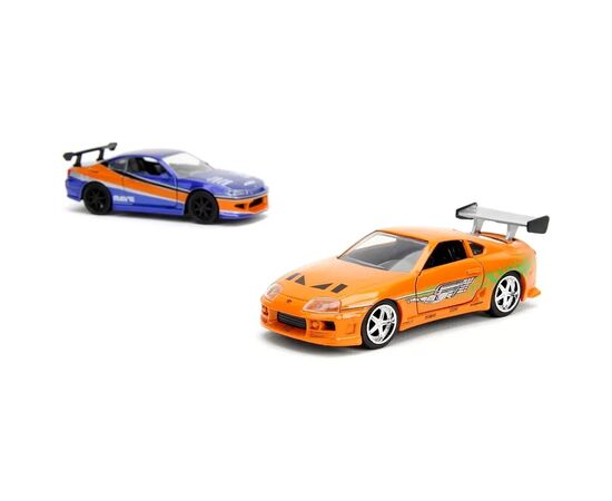 Машина Jada набiр автомоделей Fast and Furious Nissan Silvia S15 і Toyota Supra (253202017), зображення 3
