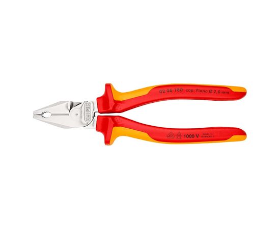 Плоскогубцы KNIPEX комбинированные особой прочности 02 06 180 (02 06 180), изображение 4