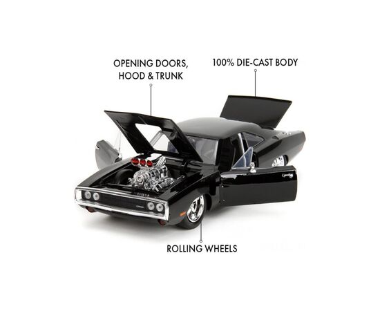 Машина Jada Форсаж Додж Чарджер чорний (9335421314R00), зображення 4